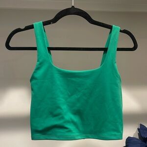 Express Body Contour collection crop top in kelly green. Size S. NWT